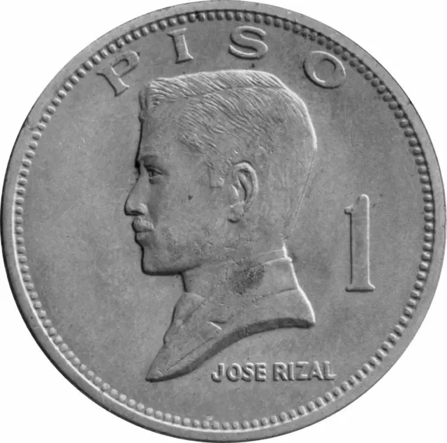 Philippines 1 Piso Jose Rizal Coin KM 203 | 1972 - 1974