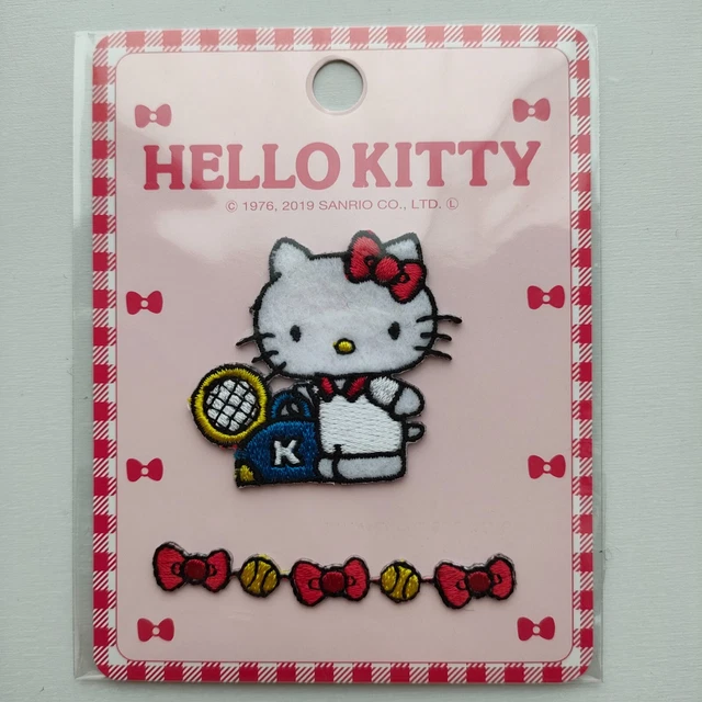 Tennis Version Hello Kitty Iron On Patch sanrio KAWAII
