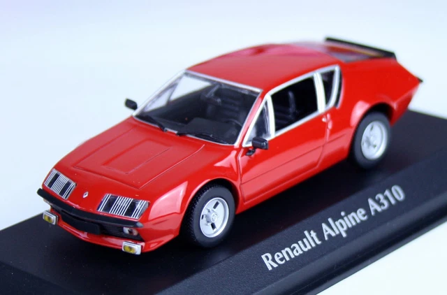 Miniature MINICHAMPS Renault Alpine A310 Champagne Métallisé - Échelle 1:43 - Série Street - NEUF