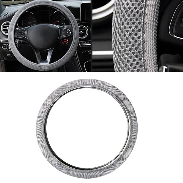 Coprivolante auto 1 pz grigio quattro stagioni 36-40 cm interno traspirante antiscivolo