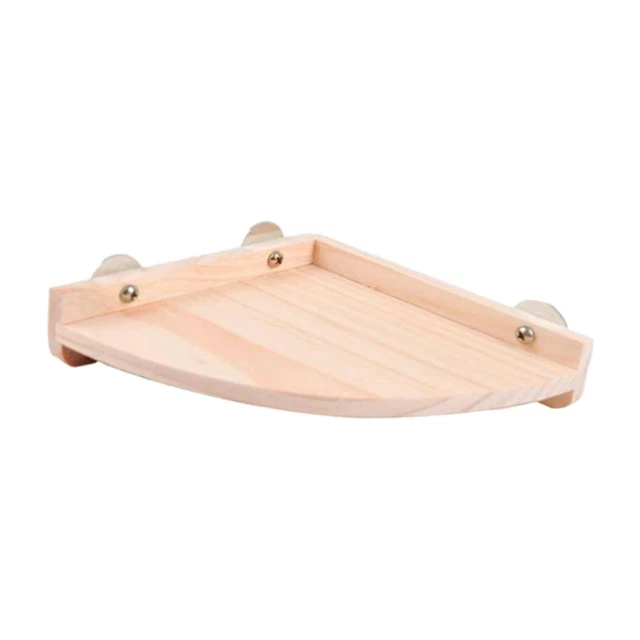 Piattaforma Ad Angolo Per Gabbia Per Criceti Supporto In Legno Cincillà Piccolo