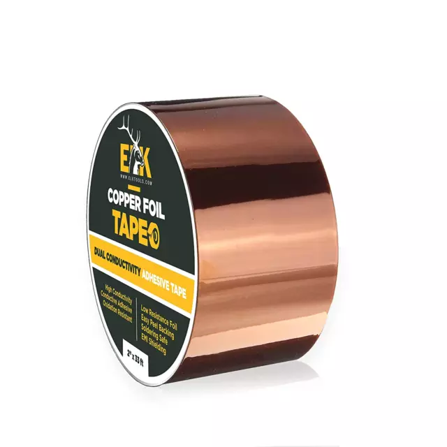 Copper Foil Tape with Conductive Adhesive - Stained Glass, Arts and Crafts, Guit