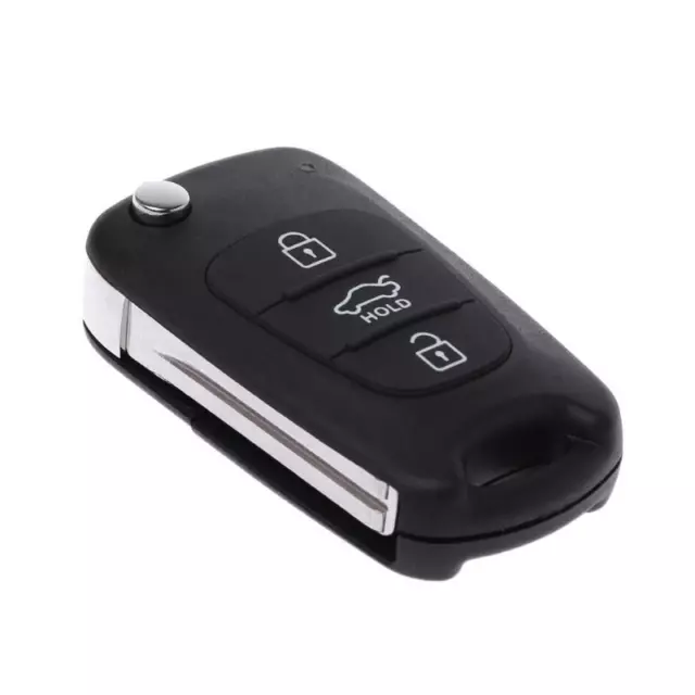 3 Button Flip Remote Key Fob Case Shell for KIA Rondo Sportage Soul Rio