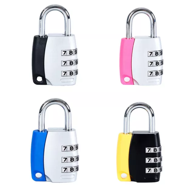 2pack/lot Impact-resistant Padlock Scratch-proof And Unbreakable Travel Key-free