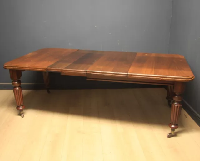 Antique Victorian Walnut Dining Table