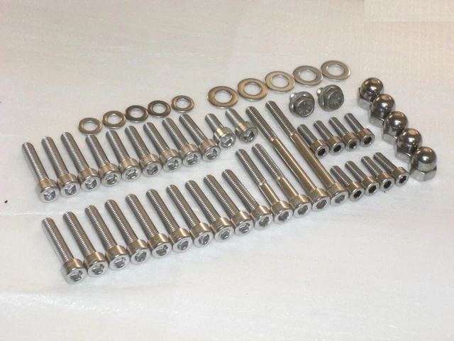 YAMAHA BLASTER STAINLESS BOLT SCREW ENGINE Kit SET YFS200 POLISHED - Foto 11