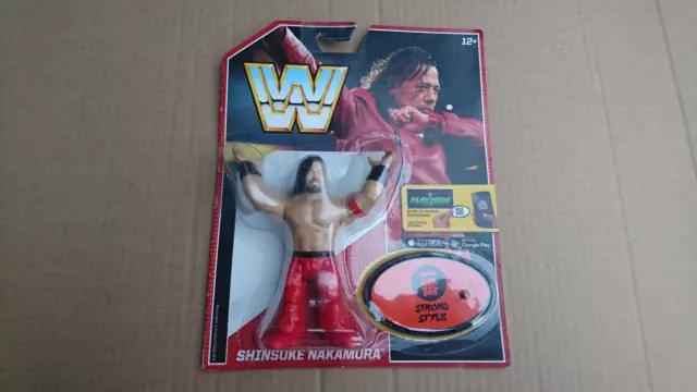 WWE Mattel Shinsuke Nakamura retro Figur WWF Hasbro NEU OVP MOC !!!crack!!!