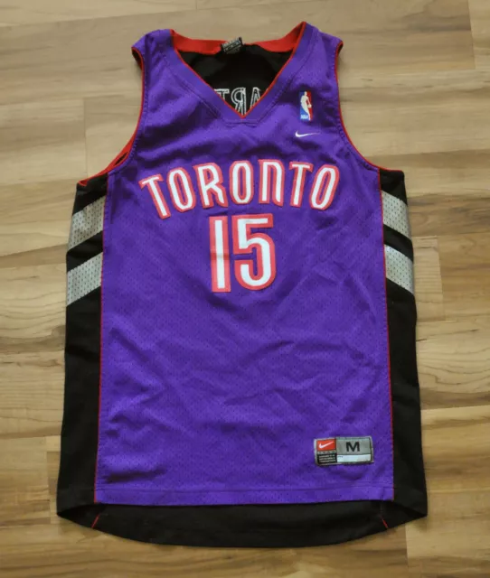 Vince Carter Toronto Raptors Nike Jersey Swingman Purple NBA Sewn Men M Medium