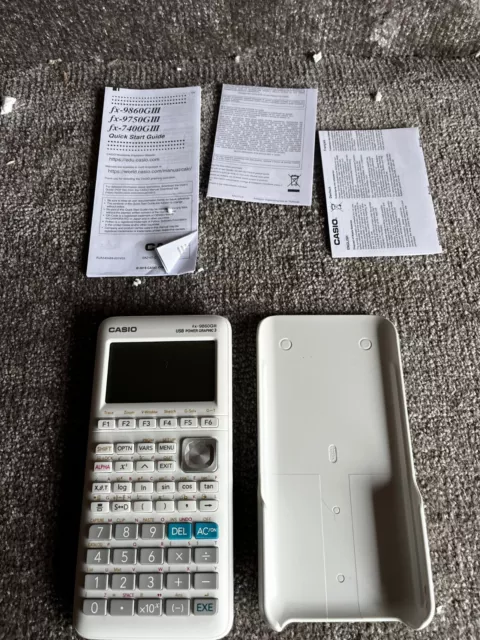 Casio FX9860G-III Graphic Calculator - White