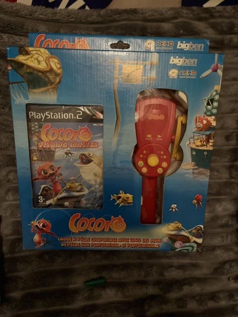PLAYSTATION 2 PS2 pack canne à peche manette cocoto fishing
