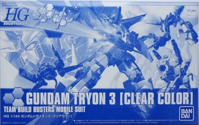 [Expo Event Limited] 1 /144 HG Build Fighters (HGBF) Gundam Tryon 3 Clear Color