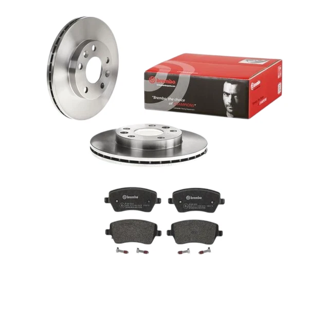 KIT DISCHI FRENO + PASTIGLIE BREMBO P68065 ANTERIORI RENAULT CLIO 4 IV DAL 2014 - 7