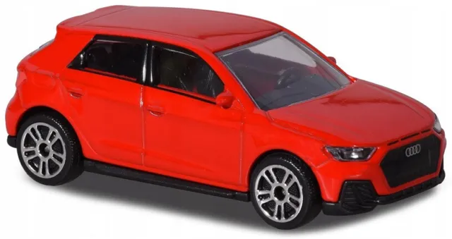 Majorette Audi A1 Sportback Red Street Cars 1:64 Scale 3 Inch Toy Car