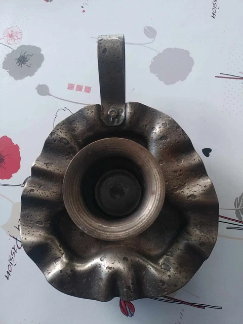 ANCIEN BOUGEOIR A Main Rat De Cave Bronze EUR 45,00 - FR