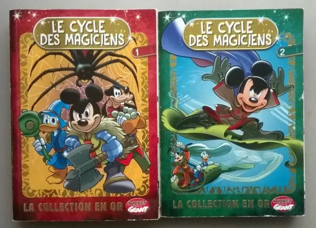 Lot de 3 BD Mickey Parade Géant hors série " Le cycle des magiciens " de DISNEY 2