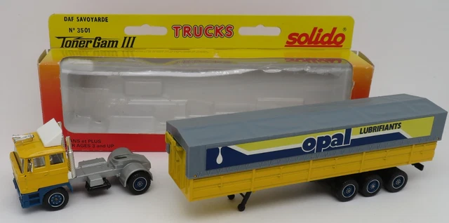 SOLIDO TONER GAM Magirus Deutz Avec Remorque Fruehauf EUR 50,00 - FR