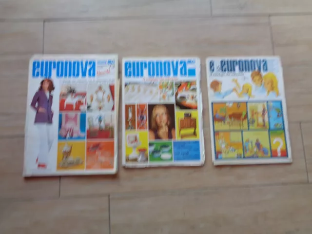 Catalogo Euronova Lotto Di Tre Anni '70 Moda Vintage Tipo Postalmarket Vestro