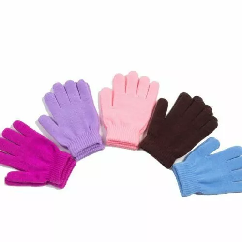 Mini Soft Childrens Warm Girls Winter Boys Magic Stretch Gloves Kids Toddlers