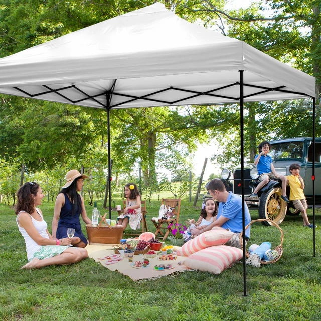 Pavillon 3x3m Faltpavillon Wasserdicht Popup Gazebo Stabil Partyzelt UV-Schutz
