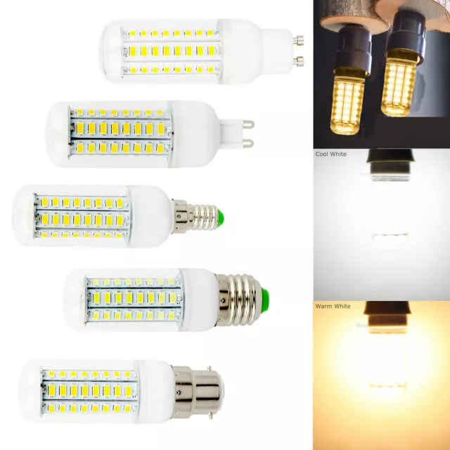 E14 E27 G9 B22 GU10 LED-Mais-Glühbirnen 7 W – 30 W weiße helle Lampe 220 V