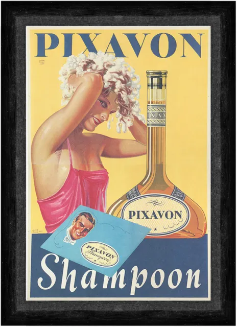 PIXAVON Shampoo Haarwaschmittel Werbung Flasche Schaum  Faks_Werbung 378