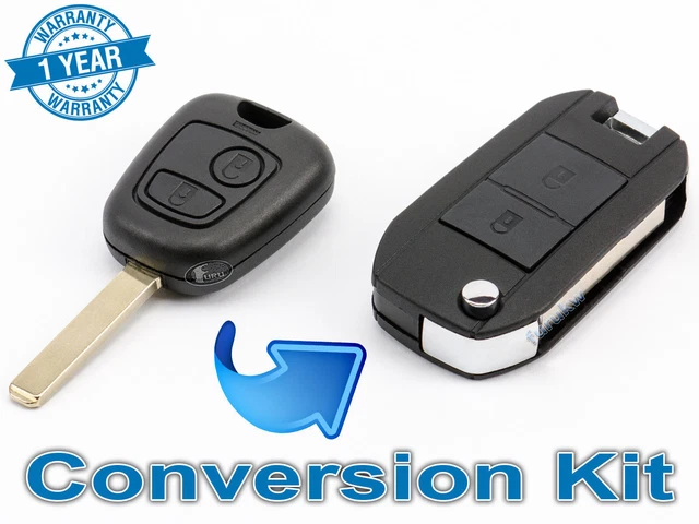 Guscio Telecomando Chiave Auto Per Citroën C1 C2 C3 C4 C5 C6 Berlingo Picasso