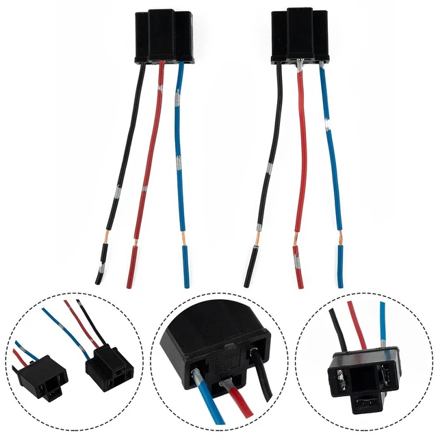 Baceyong 2 x H7 2-pin phare de remplacement et de réparation ampoule support connecteur douille fil douille