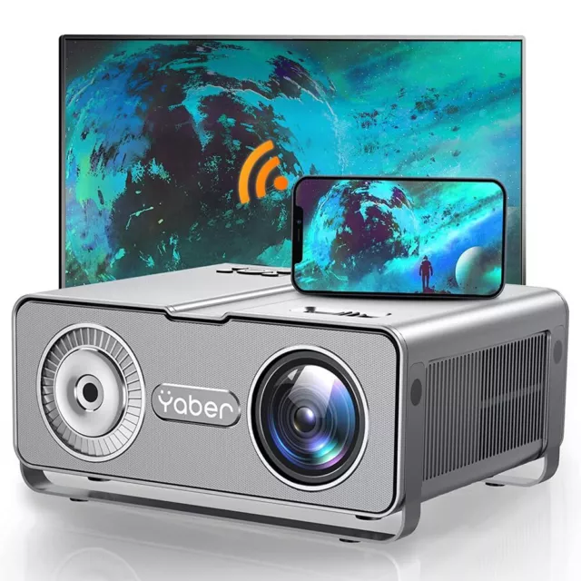 U10 SE Projector with WiFi and Bluetooth, Native 1080P, 4K Supported, Project...