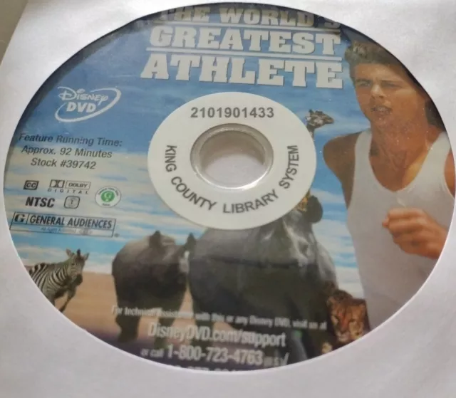 The World's Greatest Athlete (DVD disc only, 1973)