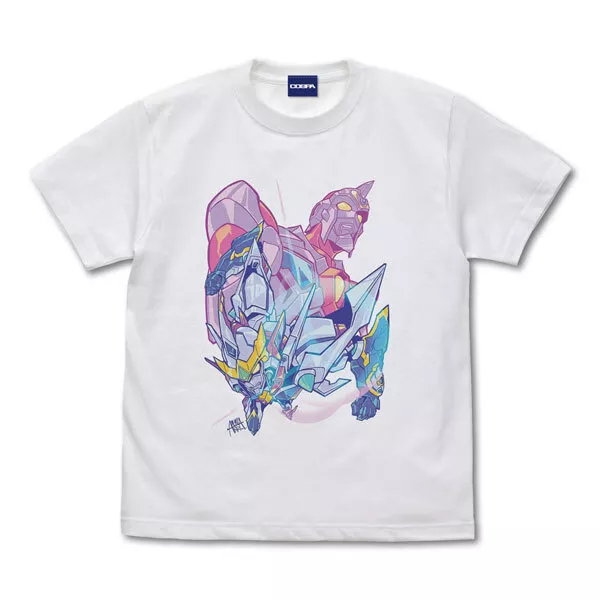 COSPA GRIDMAN UNIVERSE Akira Amemiya Illustration Full Color T-shirt /WHITE-L