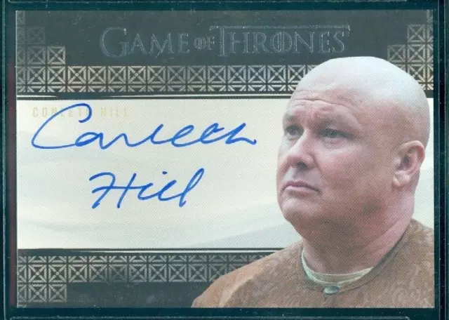 Game of Thrones Valyrian Steel Conleth Hill as Lord Varys Autograph Card