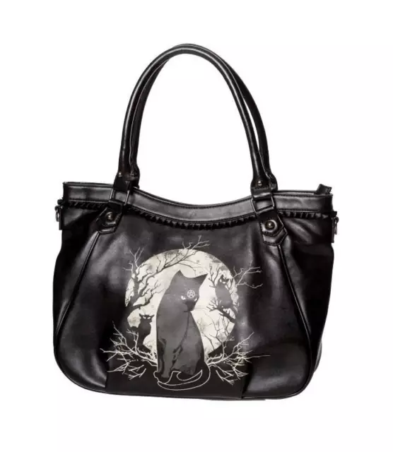 Bolso De Mano Para Mujer Gato Luna Llena HECATE Full Moon BANNED BG7188