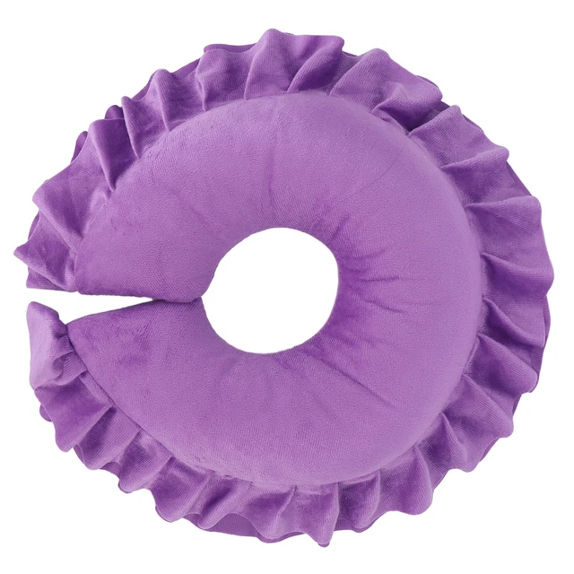 Cojín suave mesa cama cama almohada facial con soporte para cuello en forma de U para belleza TDM