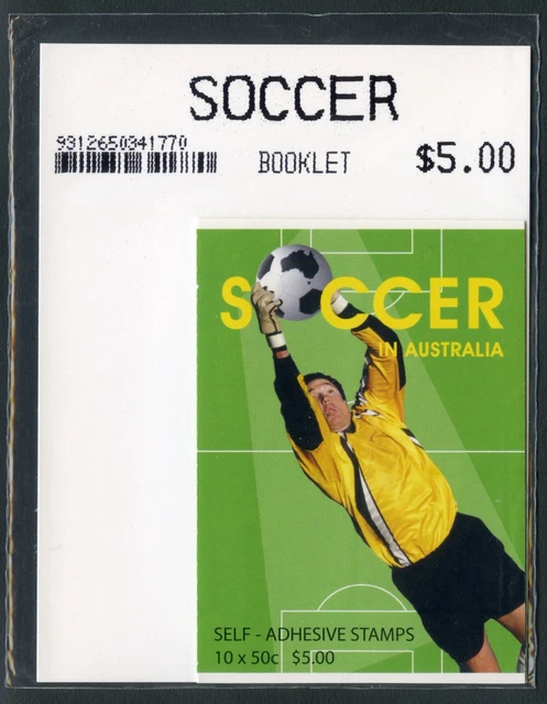 AUSTRALIA 2006 Soccer (World Cup) Booklet 10x50c SB202 Unopened AP Package MNH