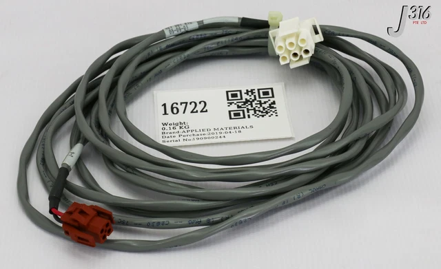 16722 APPLIED MATERIALS Cable Assy, +24Vdc Fan Power, Ultima Plu 0150 ...