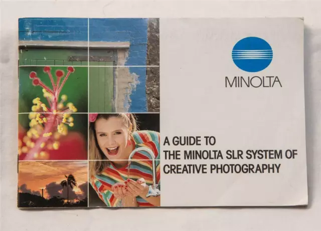 Vintage Minolta Guide Pour Le Reflex Système De Creative Photographie