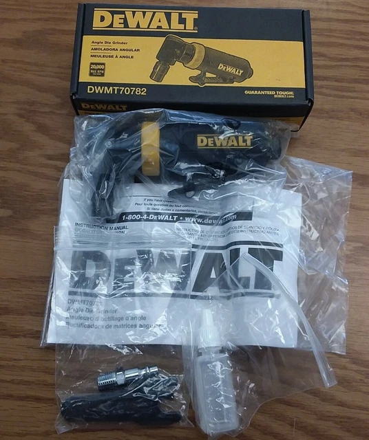 Molinillo de troqueles angular Dewalt DWMT70782 caja abierta