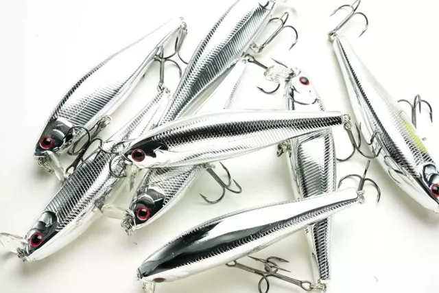 LUCKY CRAFT Pointer 100SSR - 074 Chrome (1qty) Top Quality Jerkbait