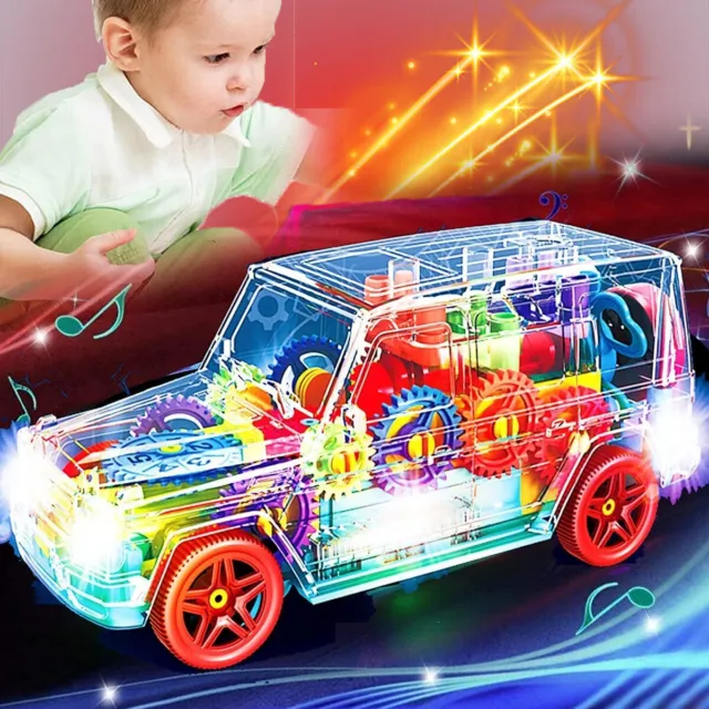 LED Light Music Cool Car 2 3 4 5 6 7 8 Year Old Age Boys Girl Kids Toys Gift NEW