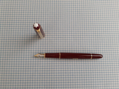 bordeaux Montblanc Vintage Stylo bille MONTBLANC MEISTERSTUCK sans boîte jamais utilisé 