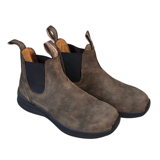 Rustic Asia BLUNDSTONE CHELSEA BOOTS in Rustic Brown Unisex Men's sz 8, Women sz 10 ...