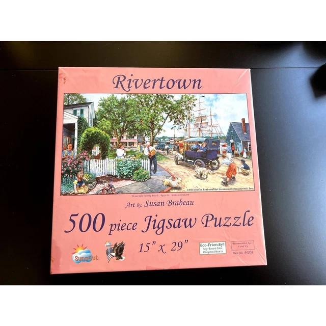 Ceaco Miriam Bos Patiently Waiting — 500 Piece Round Jigsaw Puzzle For Adults & Families - View #12