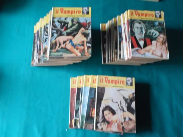 LOTTO DI N.36  Fumetto horror  IL VAMPIRO  -Ed. SEGI  - 1972 - 1978