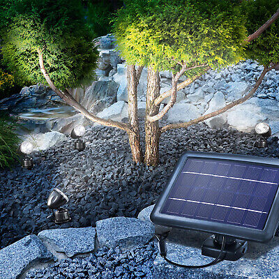 Solaire Projecteur SUPERSPOT Chaud kaltweiß Lampe Solaire DEL Jardin Esotec 102546 