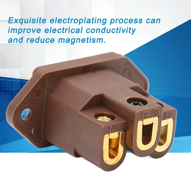 Connecteur D'aviation WS28 2 Broches 50A - Mâle + Femelle - Pour Câblage Puissance Soudure - IP20