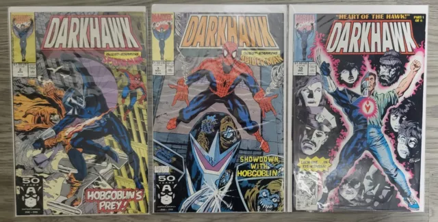 Darkhawk Lot of 3 NM (1991) - #2, 3, & 10- Copper Age Marvel Comics