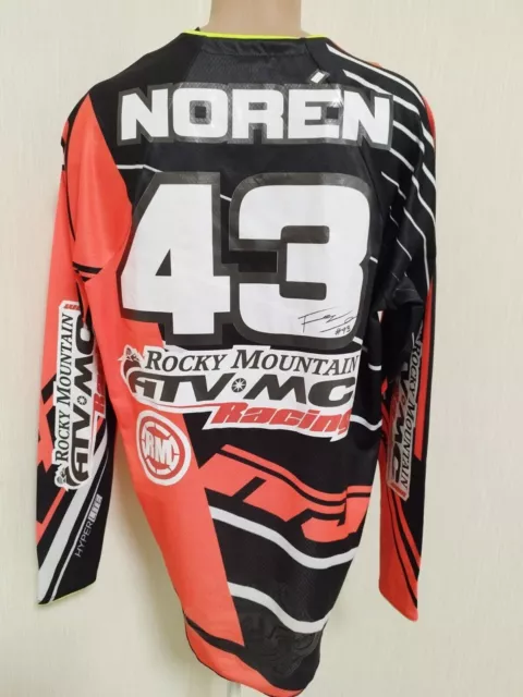 Maglia Honda Motocross Maglia Freddie Noren autografata taglia M/L