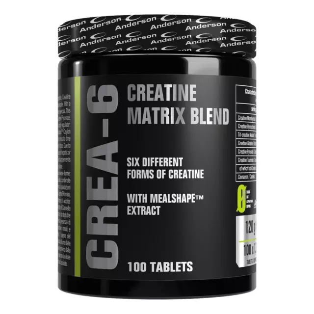 Anderson Crea-6 matrix blend 100 cpr Creatina 6 matrici di creatina