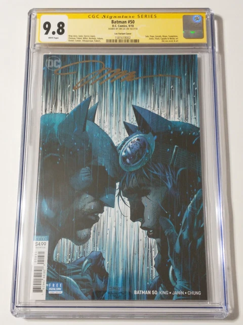 Batman #50 CGC 9.8 SS Jim Lee Variant Signed by Jim Lee