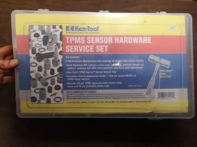 (FL6) Ken-Tool 30000 Universal Master TPMS Sensor Hardware and Tool Service Set